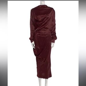 Vivienne Westwood Anglomania Burgundy 2017 Dress - SZ 42